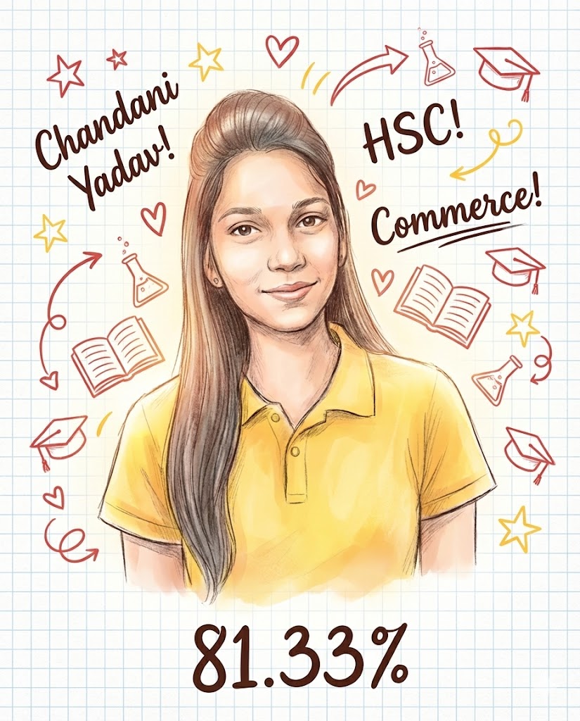 Chandani Yadav commerce 2023