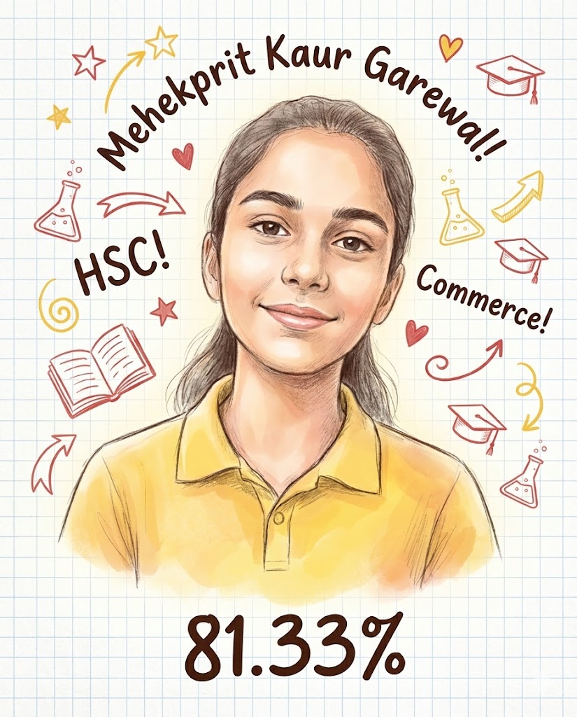 Mehekprit Kaur Garewal commerce 2023