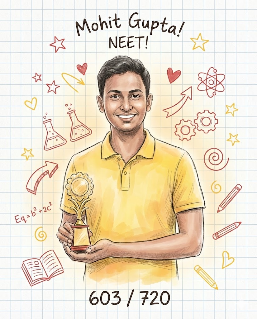 Mohit Gupta neet 2022