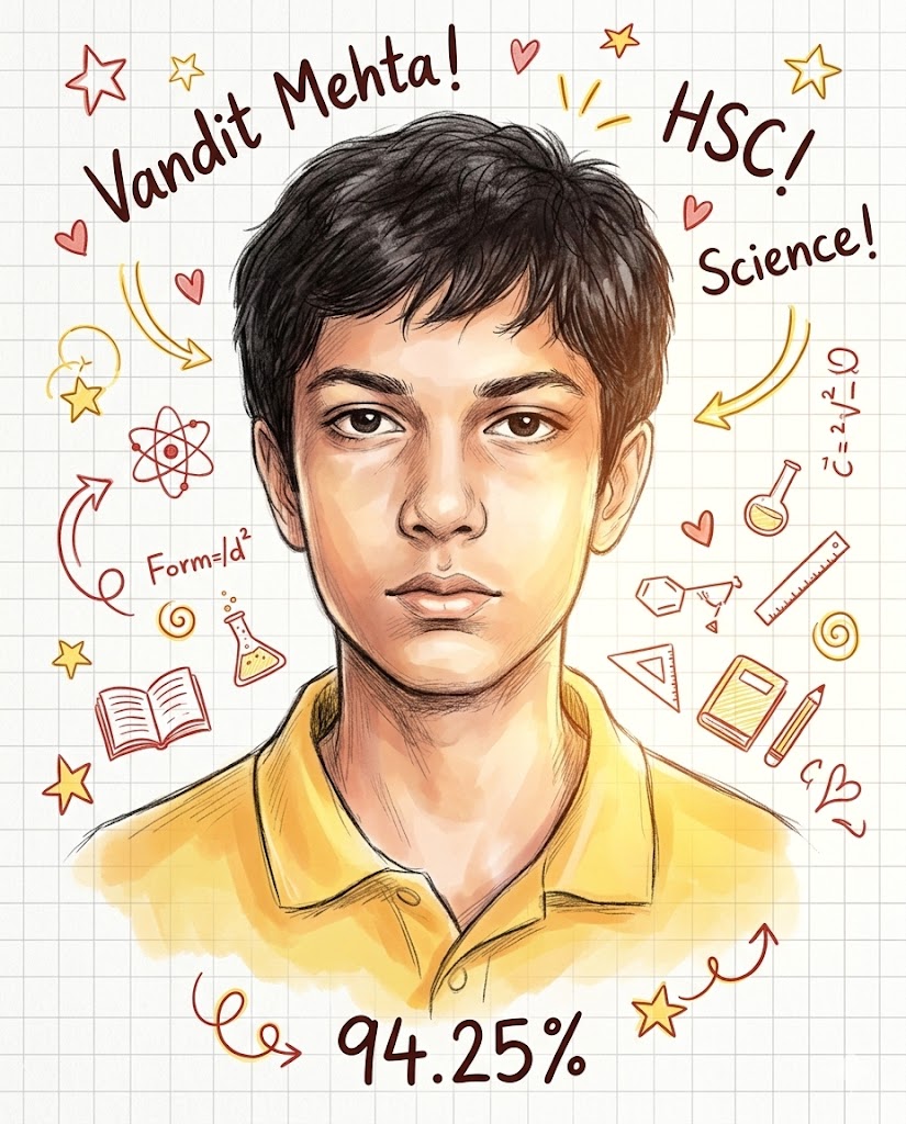 Vandit Mehta science 2024