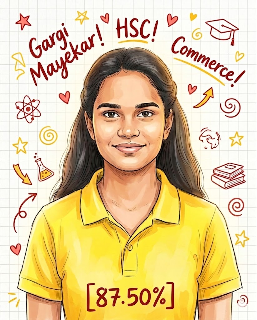 Gargi mayekar Commerce HSC result 2026