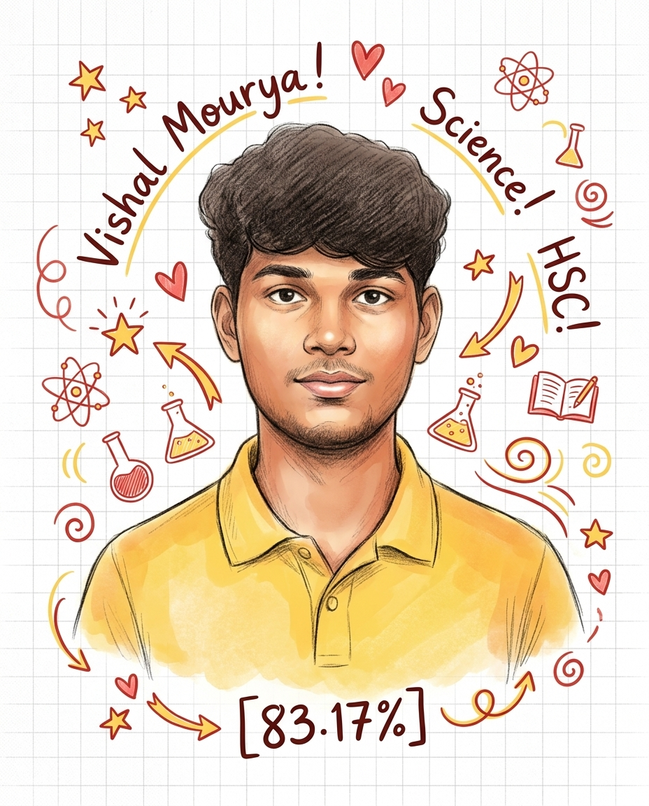 Harsh Mourya Hsc result