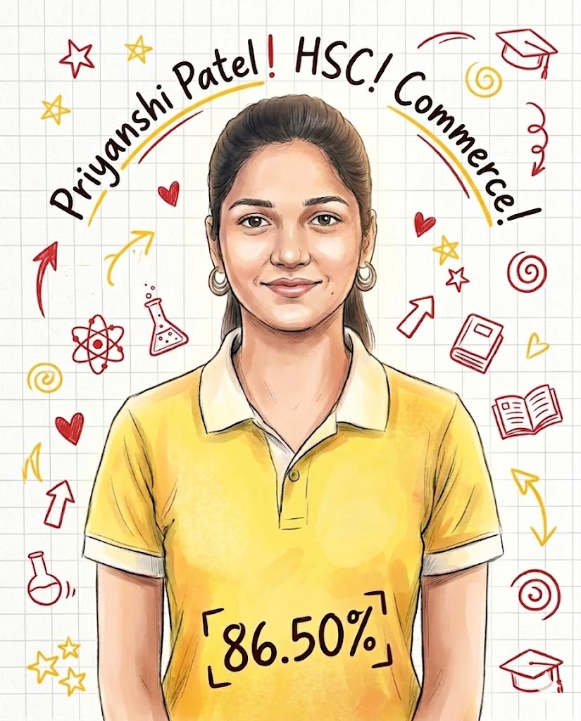 Priyanshi Patel HSC result 2026