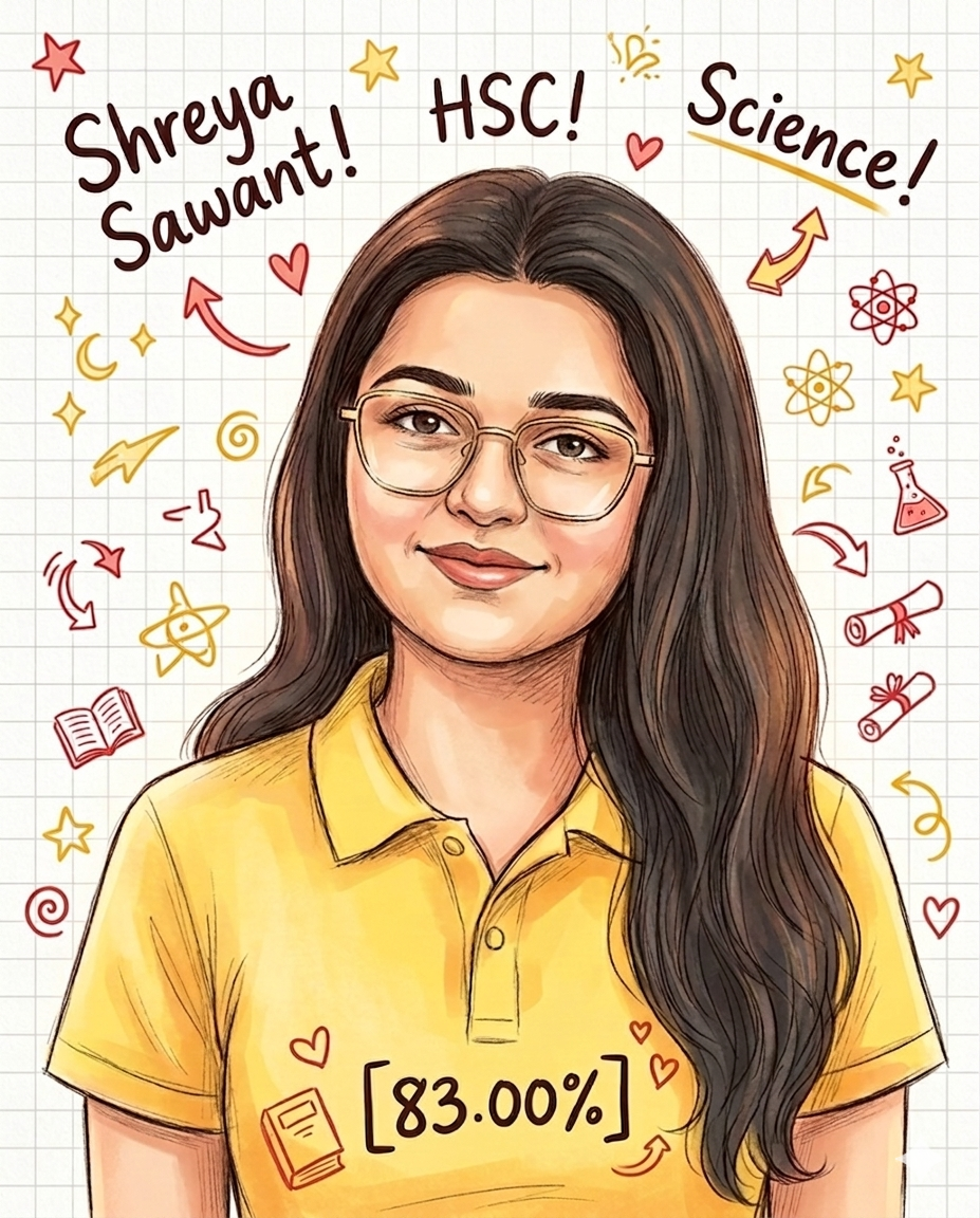 Shreya sawant Hsc result